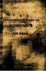 The penguin dictionary of economics fifth edition