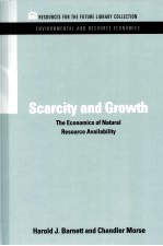 Scarcity and growth the economics of natural resource availability