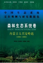 中国生态系统定位观测与研究数据集  森林生态系统卷-内蒙古大兴安岭站  2006-2008