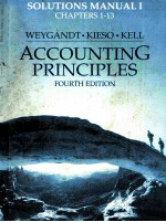 Accounting principles solutions manual 1 chapters 1-13 fouth edition