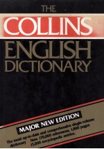 COLLINS DICTIONARY OF THE ENGLISH LANGUAGE  SECOND EDITION