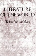 LITERATURE OF THE WORLD AN INTRODUCTORY STUDY