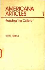 Americana Articles 1 Reading the Culture