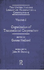 united nations library on transnational corporations volumen 6 Organization of transnational corpora