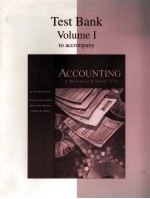 Accounting a business perspective test bank to accompany volume I (seventh edition)