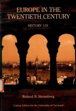 Europe in the twentieth century History 119