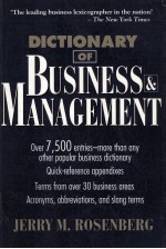 Dictionary of business and management