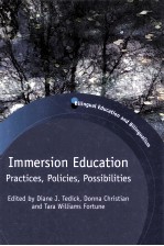 IMMERSION EDUCATION  PRACTICES