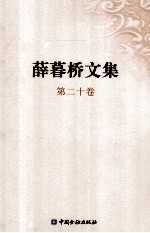 薛暮桥文集  第20卷