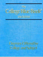 THE COLLEGE BLUE BOOK  21ST EDITION  2