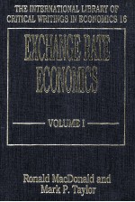 Exchange rate economics volume Ⅰ