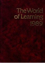 THE WORLD OF LEARNING 1989  THIRTY-NINTH EDITION