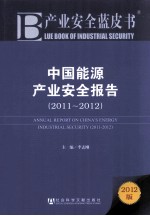 中国能源产业安全报告  2011-2012