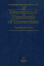 INTERNATIONAL HANDBOOK OF UNIVERSITIES  TWELFTH EDITION