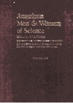 American Men & Women of Science 1989-1990 17th Edition Volume 1 A-B