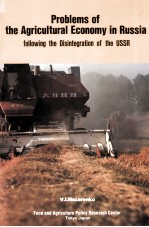 Problems of the agricultural economy in Russia : following the disintegration of the USSR