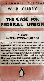 THE CASE FOR FEDERAL UNION