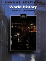 WORLD HISTORY VOLUME Ⅱ 1500 TO PRESENT EIGHTH EDITION