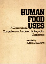 human food uses: A crooscultural