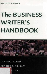 THE BUSINESS WRITER’S HANDBOOK SEVENTH EDITION