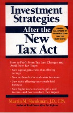 INVESTMENT STRATEGIES AFIER THE NEW TAX ACT