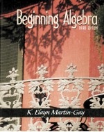 BEGINNING ALGEBRA THIRD EDITION