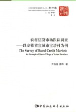 农村信贷市场跟踪调查  以安徽省宣城市宝塔村为例