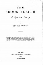 THE BROOK KERITH:A SYRIAN STORY