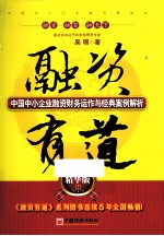 融资有道  中国中小企业融资财务运作与经典案例解析  精华版  3