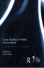 CASE STUDIES IN PUBLIC GOVERNANCE