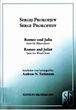 Romeo and Juliet Suite for wind octet Edition Sikorski 2391