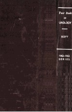 THE YEAR BOOK OF UROLOGY  1962-1963 YEAR BOOK SERIES