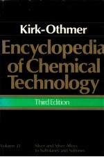 encyclopedia of chemical technology third edition volume 21