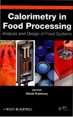 calorimetry in food processing analysis and design of food systems