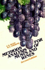 Methods for analysis of musts and wines second edition