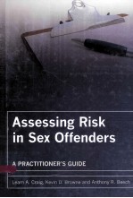 ASSESSING RISK IN SEX OFFENDERS