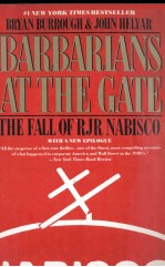 BARBARIANS AT THE GATE:THE FALL OF RJR NABISCO