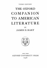 THE OXFORD COMPANION TO AMERICAN LITERATURE THIRD EDITION