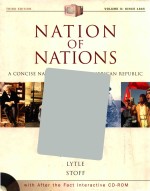 NATION OF NATIONS  A CONCISE NARRATIVE OF THE AMERICAN REPUBLIC VOLUME TWO:SINCE 1865 THIRD EDITION