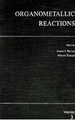 ORGANOMETALLIC REACTIONS VOLUME 3