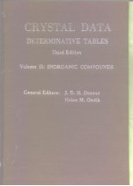 CRYSTAL DATA DETERMINATIVE TABLES Third Edition Volume Ⅱ: INORGANIC COMPOUNDS