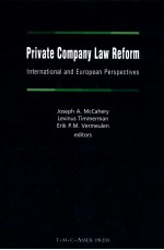 PRIVATE COMPANY LAW REFORM  INTERNATIONAL AND EUROPEAN PERSPECTIVES