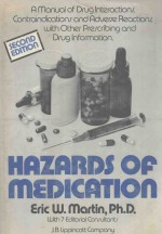 HAZARDS OF MEDICATION  SECOND EDITION