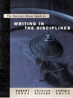 THE HARCOURT BRACE GUIDE TO WRITING IN THE DISCIPLINES