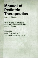 MANUAL OF PEDIATRIC THERAPEUTICS  SECOND EDITION