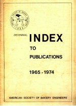 Decennial index to publications 1965 - 1974