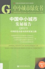 皮书系列  中小城市绿皮书  2017中国中小城市发展报告