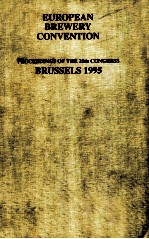 European brewert convention proceedings of the 25th congress brussels 1995