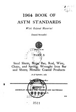 1964 Book of ASTM Standards With Related Material Part 3