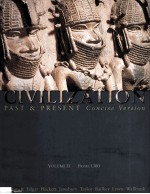 CIVILIZATION PAST & PRESENT CONCISE VERSION VOLUME 2 FROM 1300